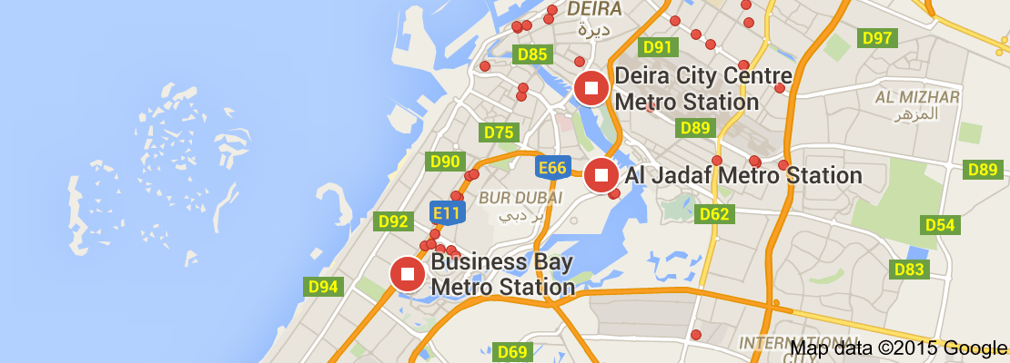 Dubai Metro map