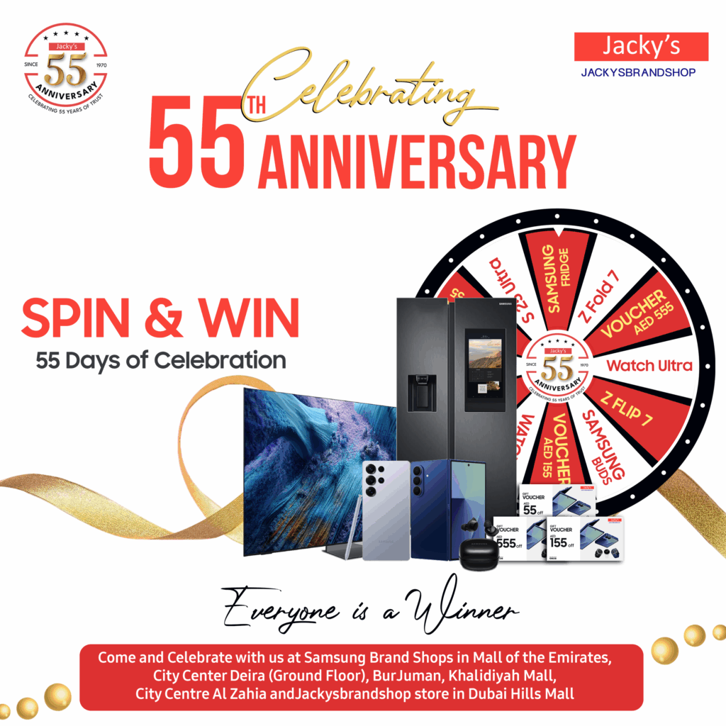 Jacky’s Brandshop Marks 55 Years with 55 Days of Guaranteed Giveaways
