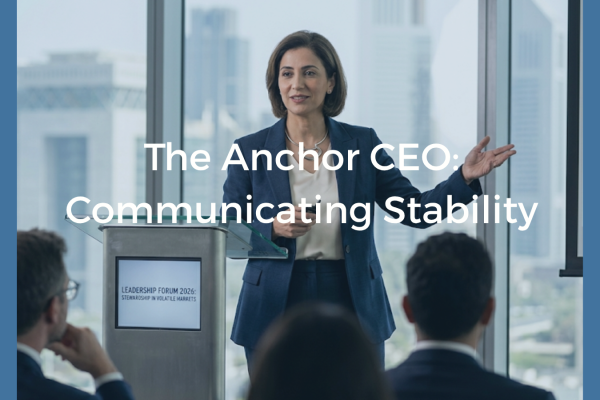 The Anchor CEO: Communicating Stability in a Volatile Month
