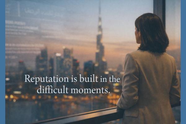 Reputation first: communicating calm in a tense news cycle